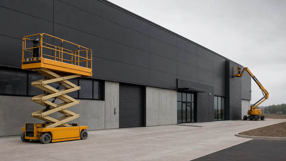 Aerial Lifts jobsite access in Fresno